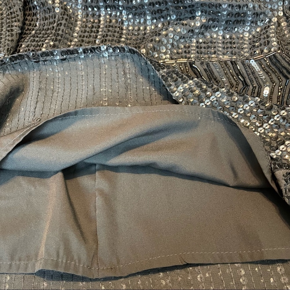 Forever 21 Special Collection Sequin and Beaded Micro Mini Dress Sz.M - Picture 13 of 16